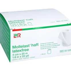 MOLLELAST haft Binden latexfrei 4 cmx20 m weiß 1 St