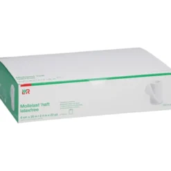 MOLLELAST haft Binden latexfrei 6 cmx20 m weiß 6 St