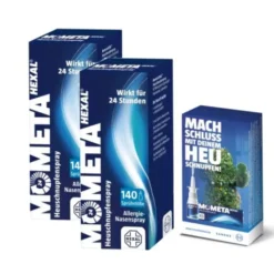 MometaHEXAL® Heuschnupfenspray + Taschentücher 2x18g +1St
