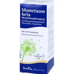 MOMETASON beta Heuschnupfenspray 50μg/Sp.140 Sp.St 18 g