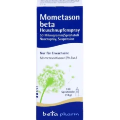 MOMETASON beta Heuschnupfenspray 50μg/Sp.140 Sp.St 18 g
