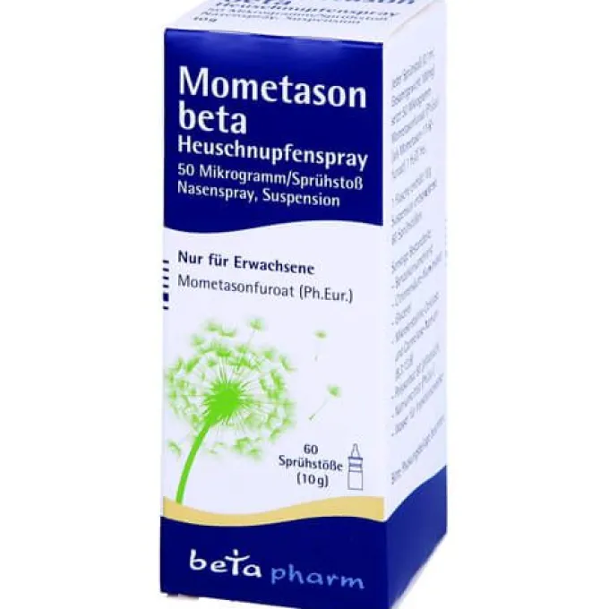 MOMETASON beta Heuschnupfenspray 50μg/Sp.60 Sp.St 10 g