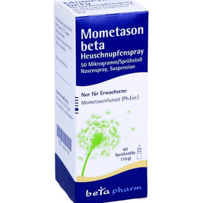 MOMETASON beta Heuschnupfenspray 50μg/Sp.60 Sp.St 10 g