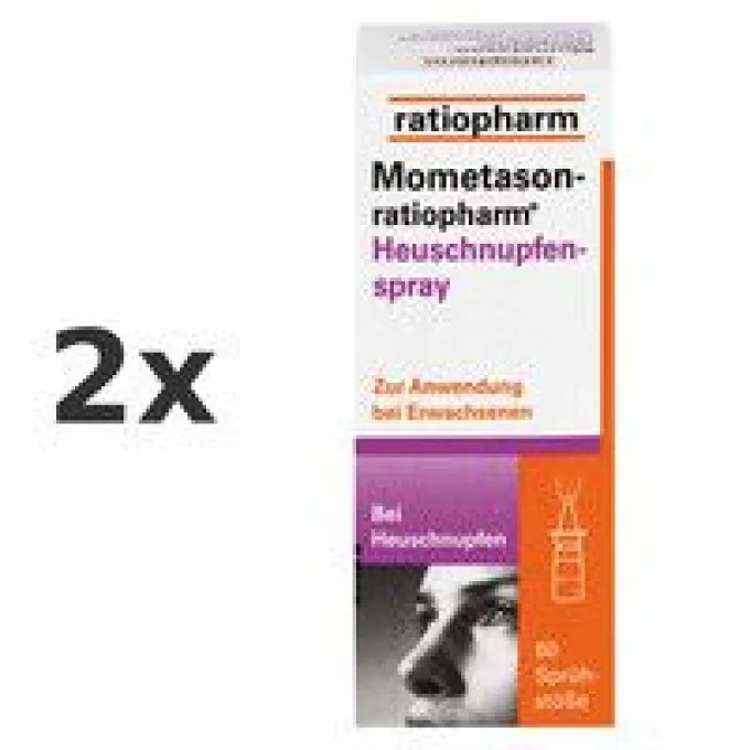 MOMETASON-ratiopharm Heuschnupfenspray Set 2x10g