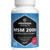 MSM 2000+Vitamin C Acerola Extrakt Tabletten 365 Stück