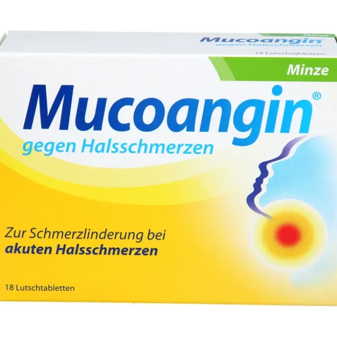 MUCOANGIN Minze 20 mg Lutschtabletten 18 St