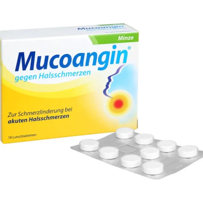 MUCOANGIN Minze 20 mg Lutschtabletten 18 St