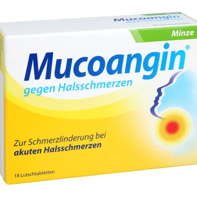 MUCOANGIN Minze 20 mg Lutschtabletten 18 St