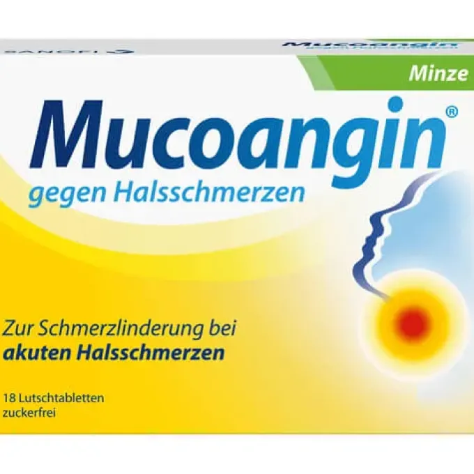 MUCOANGIN Minze 20 mg Lutschtabletten 18 St