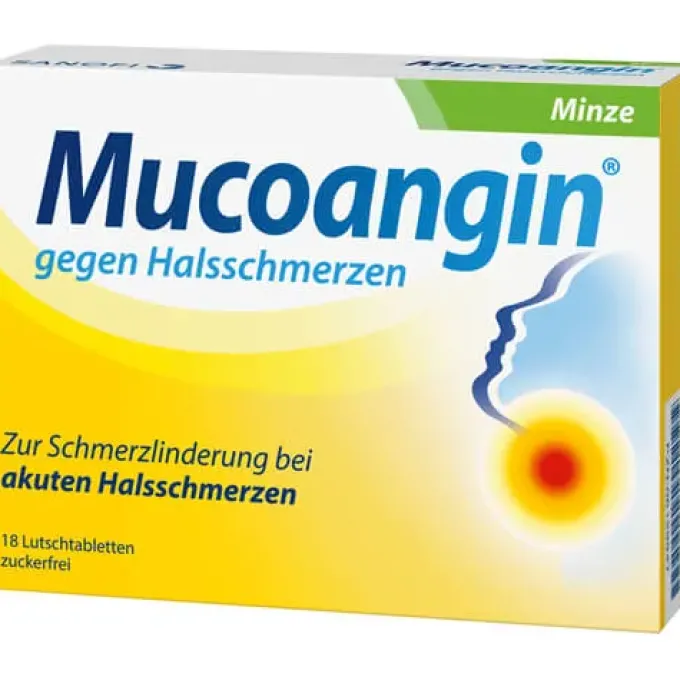 MUCOANGIN Minze 20 mg Lutschtabletten 18 St