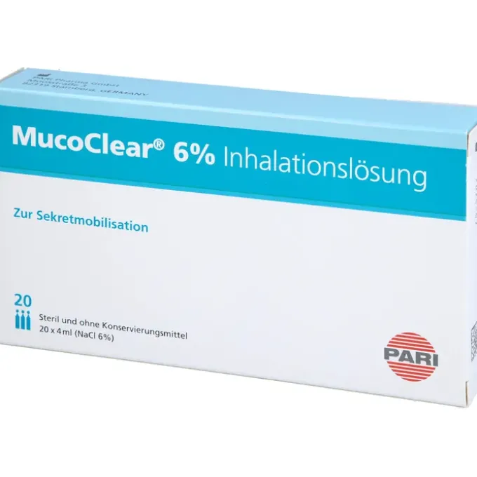 MUCOCLEAR 6% NaCl Inhalationslösung 20X4 ml