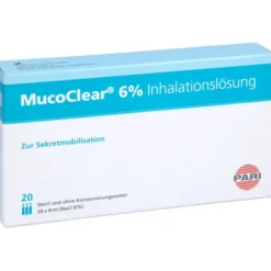MUCOCLEAR 6% NaCl Inhalationslösung 20X4 ml