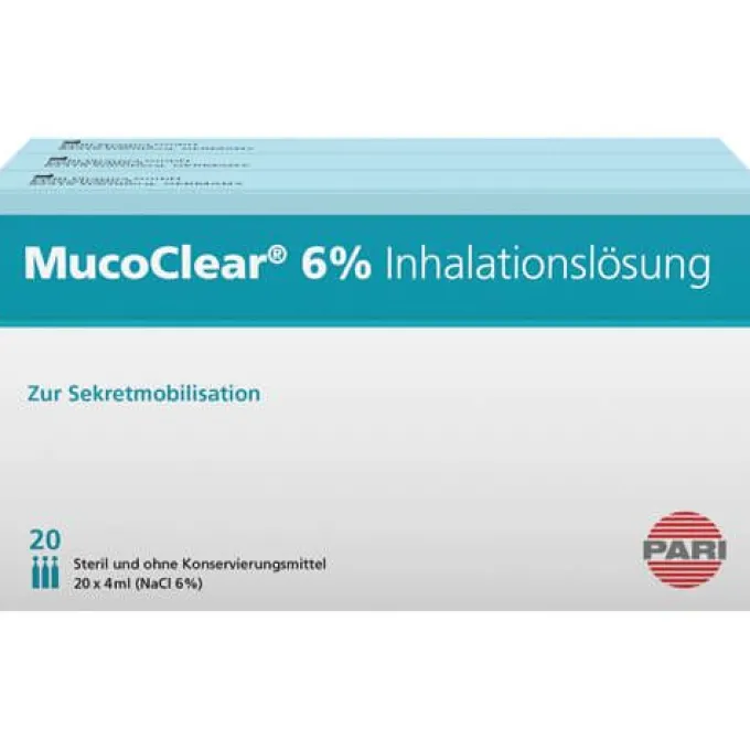 MUCOCLEAR 6% NaCl Inhalationslösung 60X4 ml