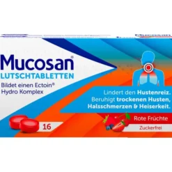 MUCOSAN Lutschtabletten rote Früchte 16 St