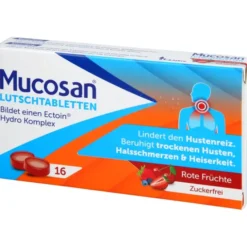 MUCOSAN Lutschtabletten rote Früchte 16 St