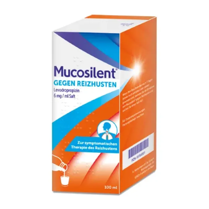MUCOSILENT gg.Reizhust.Levodropropizin 6mg/ml Saft 100 ml