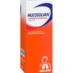 MUCOSOLVAN Inhalationslösung 15 mg Lsg.f.Vernebler 100 ml