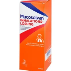 MUCOSOLVAN Inhalationslösung 15 mg Lsg.f.Vernebler 100 ml