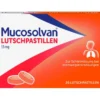 MUCOSOLVAN Lutschpastillen 15 mg 20 St
