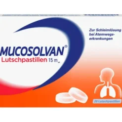 MUCOSOLVAN Lutschpastillen 15 mg 20 St