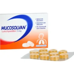 MUCOSOLVAN Lutschpastillen 15 mg 20 St