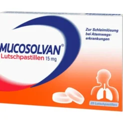 MUCOSOLVAN Lutschpastillen 15 mg 20 St