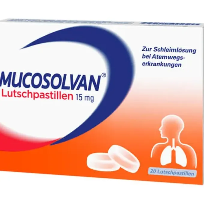 MUCOSOLVAN Lutschpastillen 15 mg 20 St