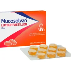 MUCOSOLVAN Lutschpastillen 15 mg 20 St