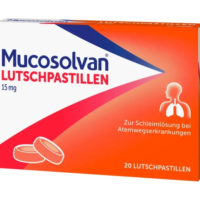 MUCOSOLVAN Lutschpastillen 15 mg 20 St