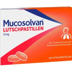 MUCOSOLVAN Lutschpastillen 15 mg 20 St