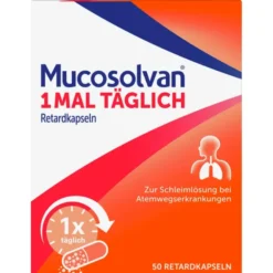 MUCOSOLVAN 1mal täglich Retardkapseln 50 St