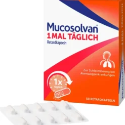 MUCOSOLVAN 1mal täglich Retardkapseln 50 St