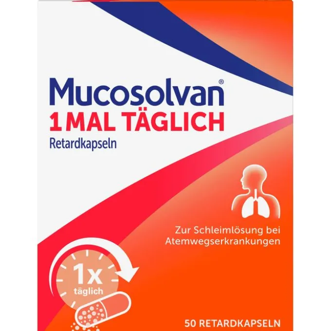 MUCOSOLVAN 1mal täglich Retardkapseln 50 St