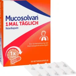MUCOSOLVAN 1mal täglich Retardkapseln 50 St