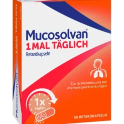 MUCOSOLVAN 1mal täglich Retardkapseln 50 St