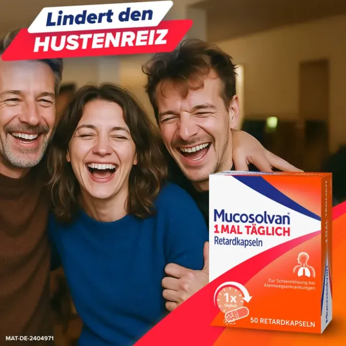 MUCOSOLVAN 1mal täglich Retardkapseln 50 St