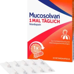 MUCOSOLVAN 1mal täglich Retardkapseln 10 St