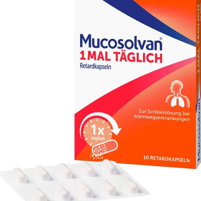MUCOSOLVAN 1mal täglich Retardkapseln 10 St