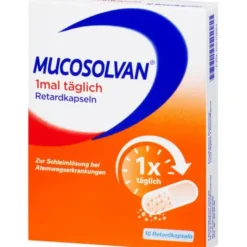 MUCOSOLVAN 1mal täglich Retardkapseln 10 St