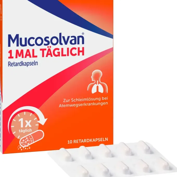 MUCOSOLVAN 1mal täglich Retardkapseln 10 St