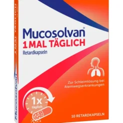 MUCOSOLVAN 1mal täglich Retardkapseln 10 St