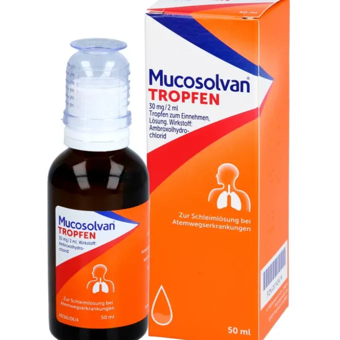 MUCOSOLVAN Tropfen 30 mg/2 ml 50 ml
