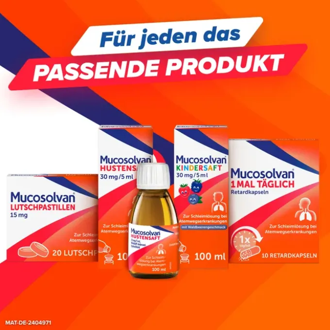 MUCOSOLVAN Tropfen 30 mg/2 ml 50 ml