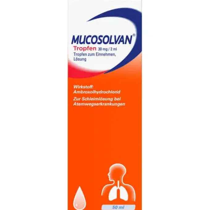 MUCOSOLVAN Tropfen 30 mg/2 ml 50 ml