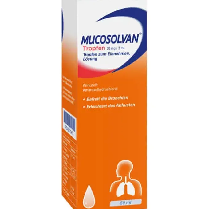 MUCOSOLVAN Tropfen 30 mg/2 ml 50 ml