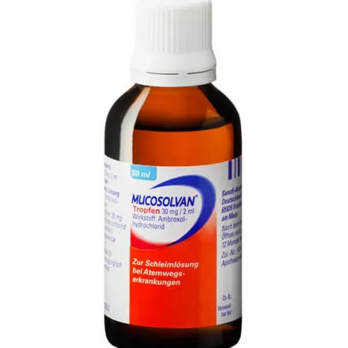 MUCOSOLVAN Tropfen 30 mg/2 ml 50 ml