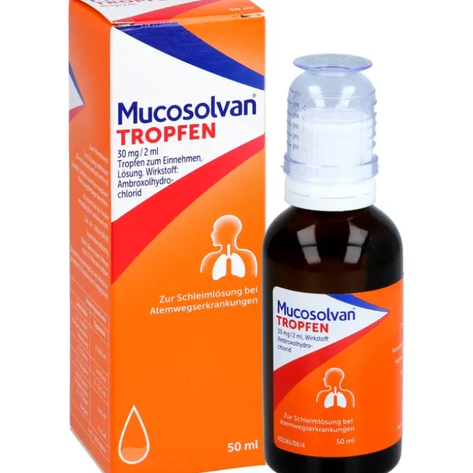 MUCOSOLVAN Tropfen 30 mg/2 ml 50 ml