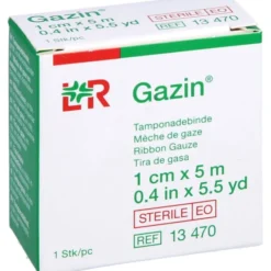 MULLBINDEN z.Tamponade steril 1 cmx5 m 1 St