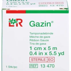 MULLBINDEN z.Tamponade steril 1 cmx5 m 1 St