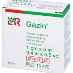 MULLBINDEN z.Tamponade steril 1 cmx5 m 1 St